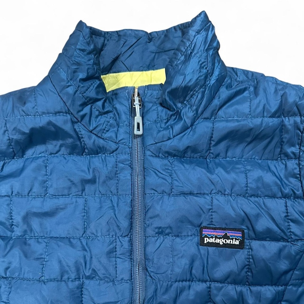 Patagonia Women’s Blue Primaloft Nano Puff Zip Up Jacket Size Small - Picture 2 of 5